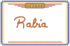 Rabia����дӢ��
