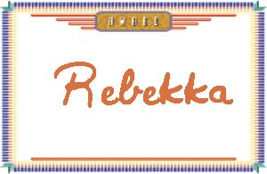 Rebekka����дӢ��