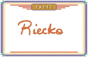 Riecko����дӢ��