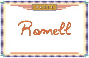 Romell����дӢ��