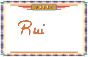 Rui����дӢ��