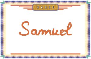 Samuel的手写英文