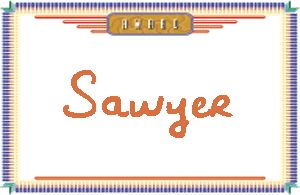 Sawyer的手写英文