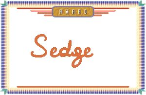 Sedge����дӢ��