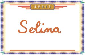 Selina的手写英文