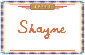 Shayne����дӢ��