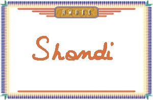 Shondi����дӢ��