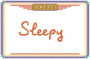 Sleepy����дӢ��