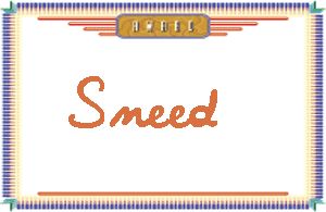 Sneed����дӢ��