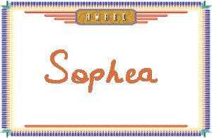 Sophea����дӢ��