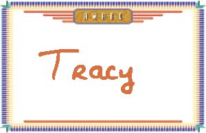 Tracy����дӢ��