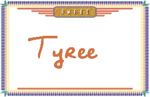 Tyree����дӢ��