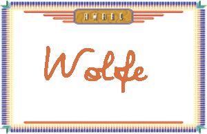 Wolfe����дӢ��