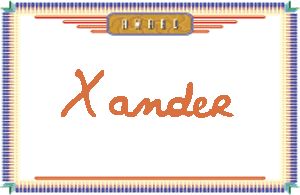 Xander����дӢ��