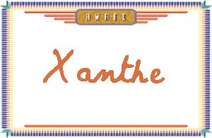 Xanthe����дӢ��