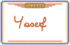 Yosef����дӢ��